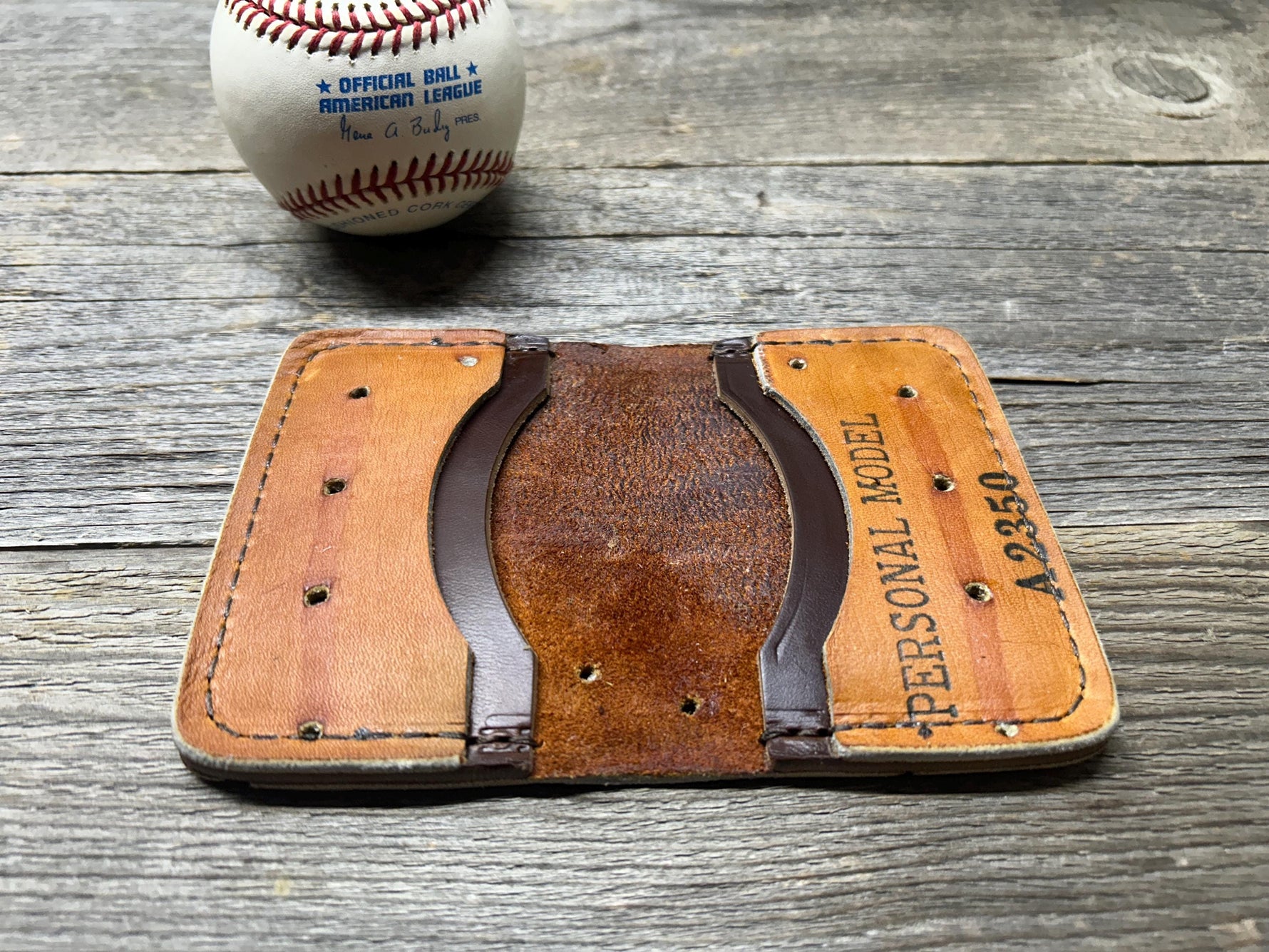 Wilson George Brett MVP Baseball Glove Wallet!!
