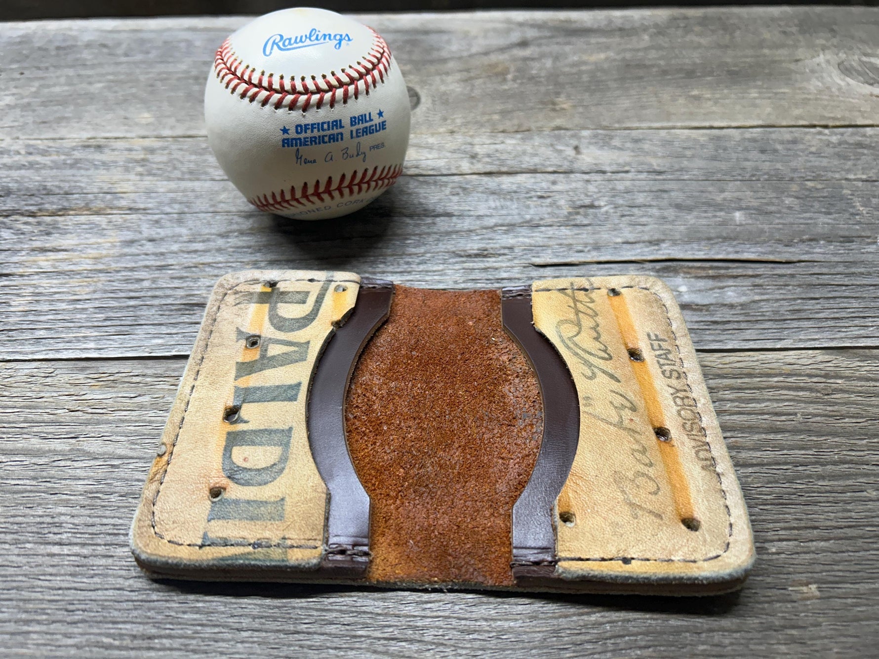 Vintage Spalding Babe Ruth Baseball Glove Wallet!!