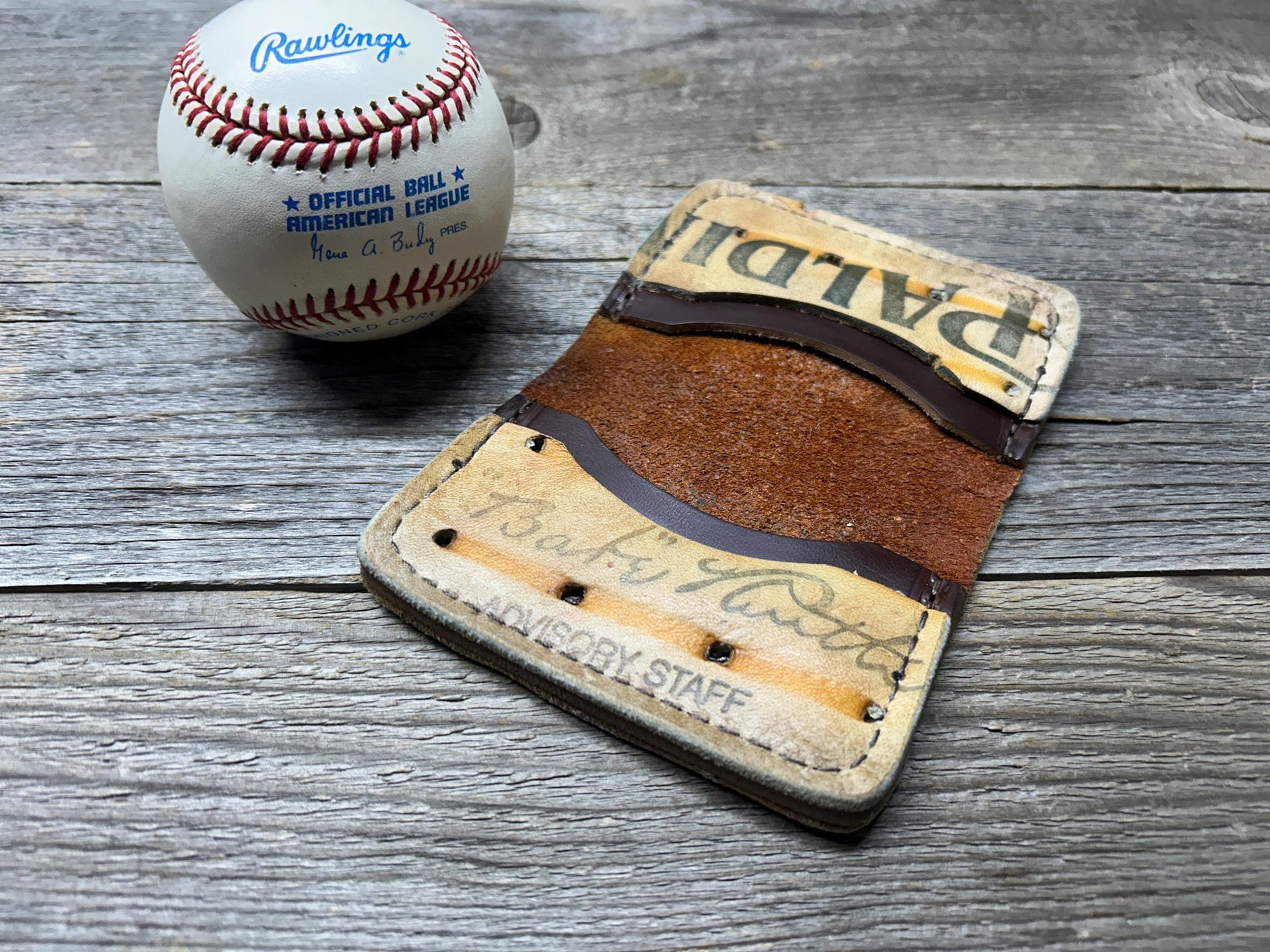 Vintage Spalding Babe Ruth Baseball Glove Wallet!!