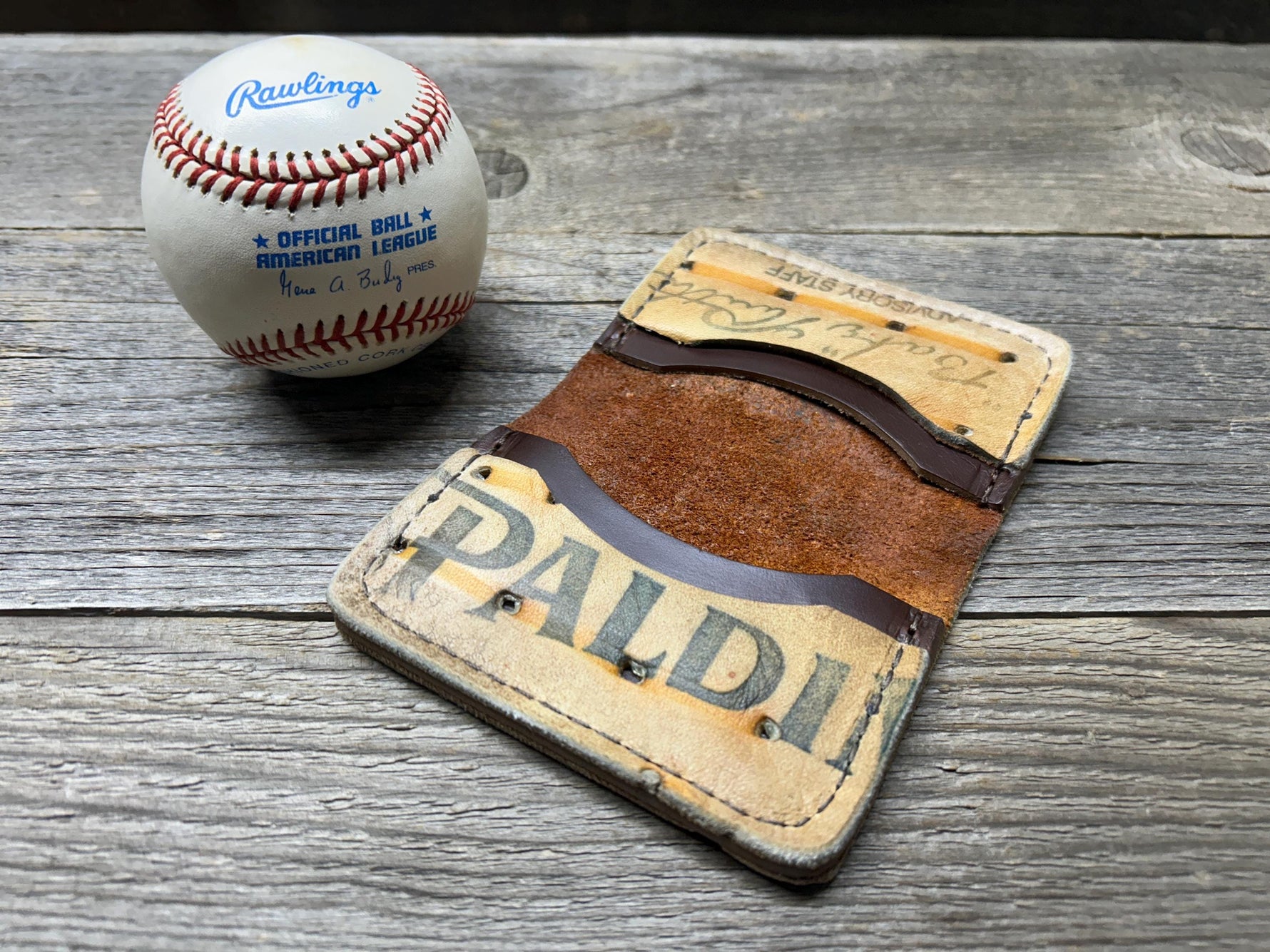 Vintage Spalding Babe Ruth Baseball Glove Wallet!!