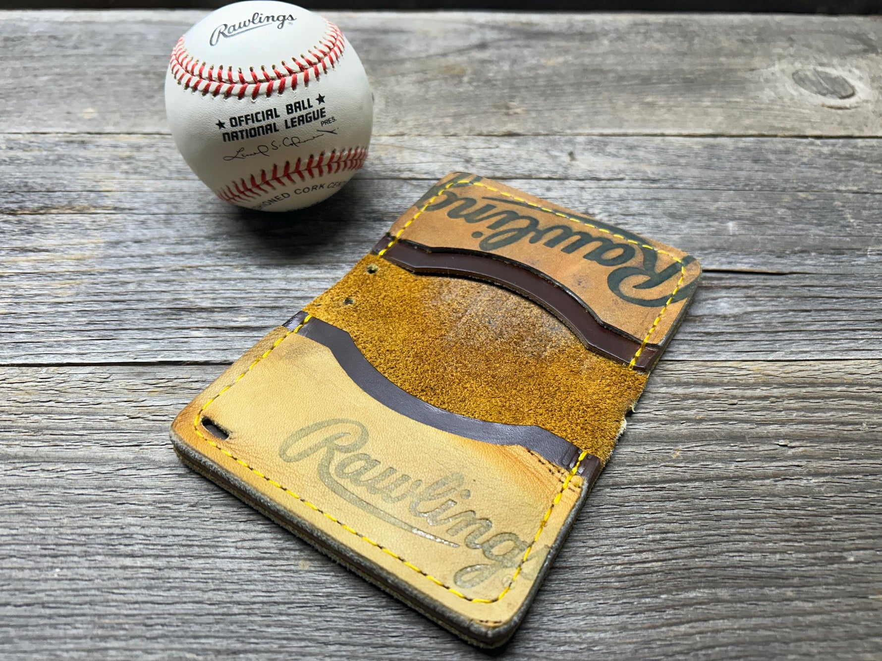 Vintage Rawlings Mike Piazza Baseball Glove Wallet!