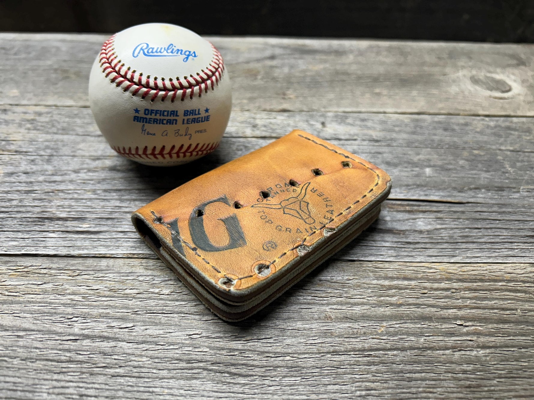 Vintage Spalding Babe Ruth Baseball Glove Wallet!!