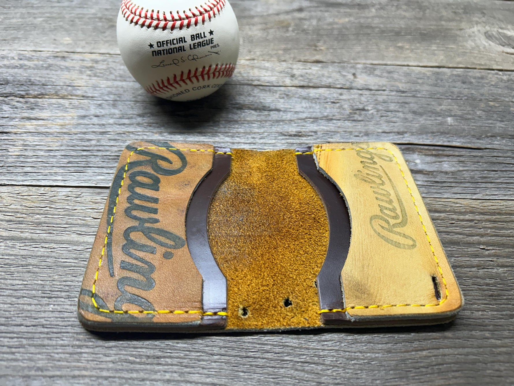 Vintage Rawlings Mike Piazza Baseball Glove Wallet!