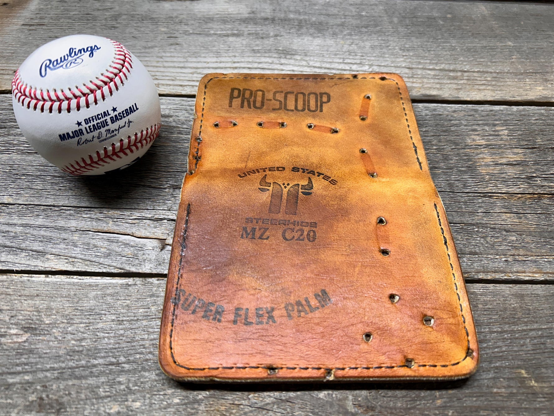 Vintage Mizuno Baseball Glove Passport Cover!