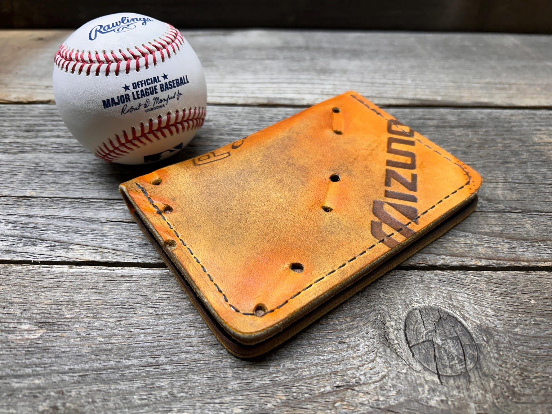 Vintage Mizuno Baseball Glove Passport Cover!
