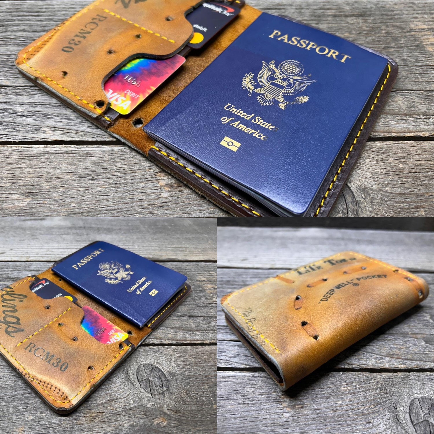 Vintage Rawlings Baseball Glove Passport Cover!