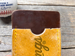 Rawlings Top Loading Baseball Glove Wallet with Hidden 3rd Pocket!! Minimalist Front Pocket Wallet!