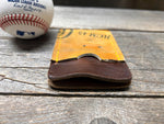Rawlings Top Loading Baseball Glove Wallet with Hidden 3rd Pocket!! Minimalist Front Pocket Wallet!
