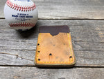 Top Loading Baseball Glove Wallet with Hidden 3rd Pocket!! Minimalist Front Pocket Wallet!