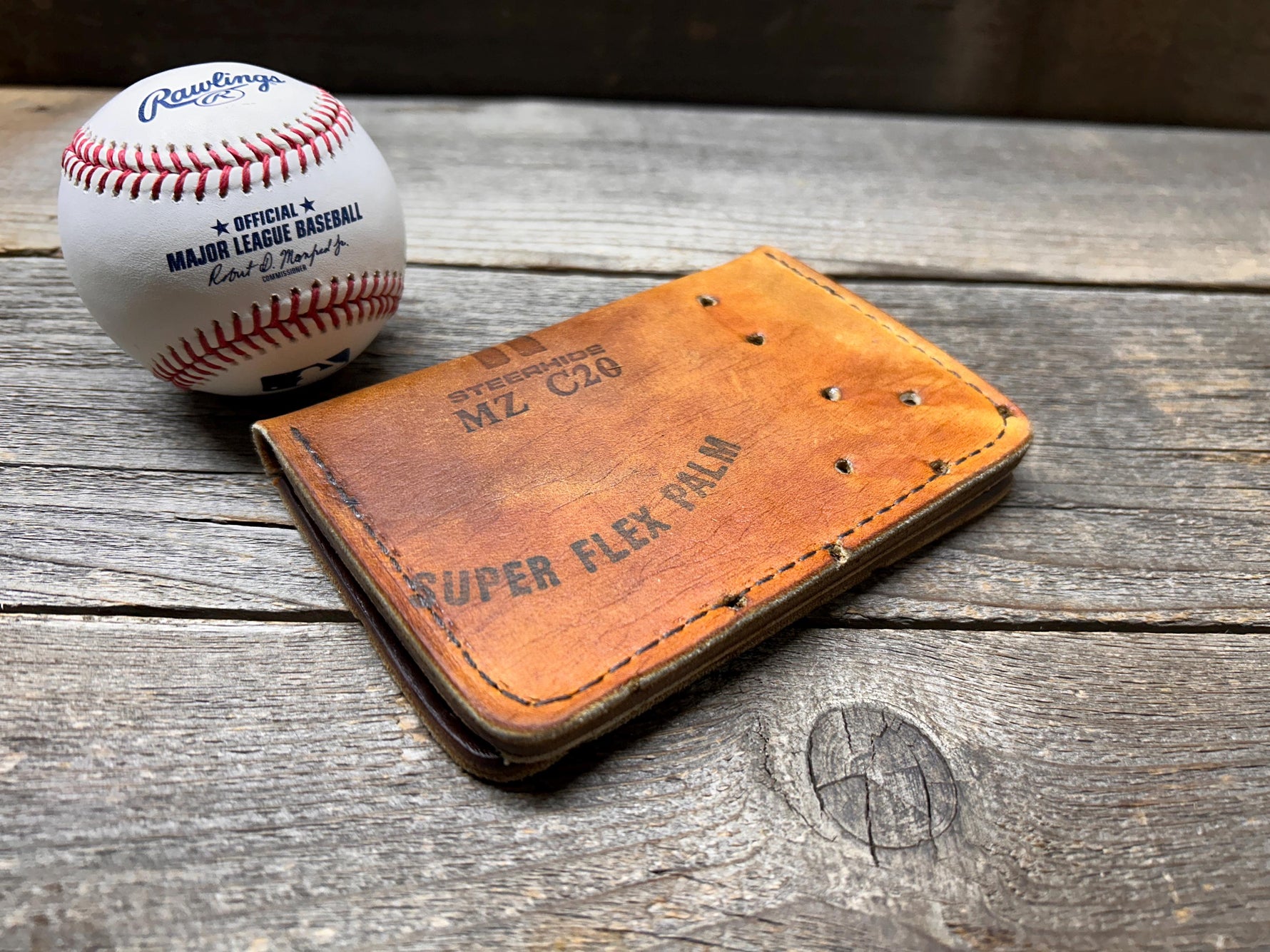 Vintage Mizuno Baseball Glove Passport Cover!