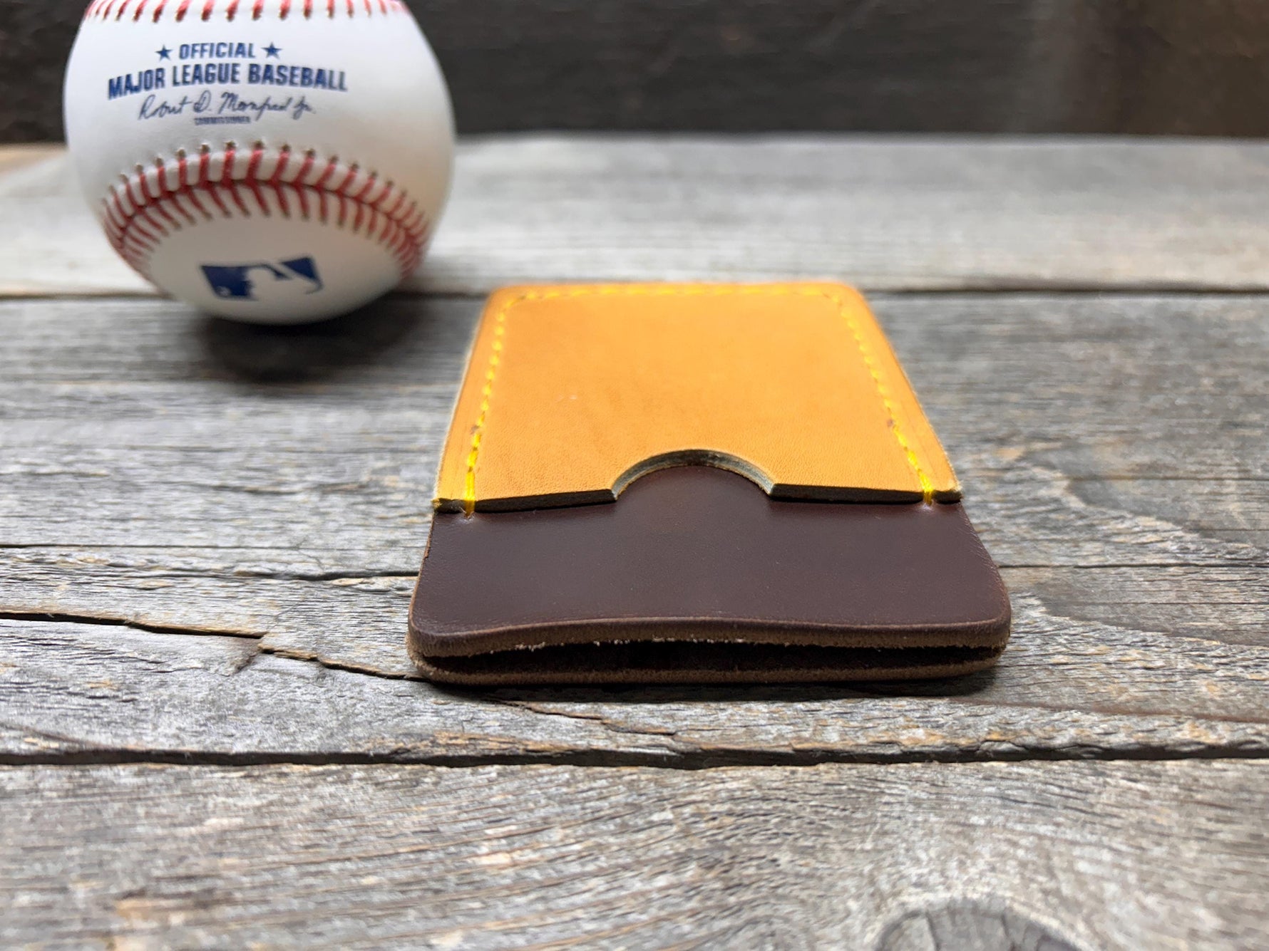 CLEARANCE Rawlings Heart of the Hide Horween Top Loading Baseball Glove Wallet with Hidden 3rd Pocket!!