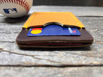 CLEARANCE Rawlings Heart of the Hide Horween Top Loading Baseball Glove Wallet with Hidden 3rd Pocket!!