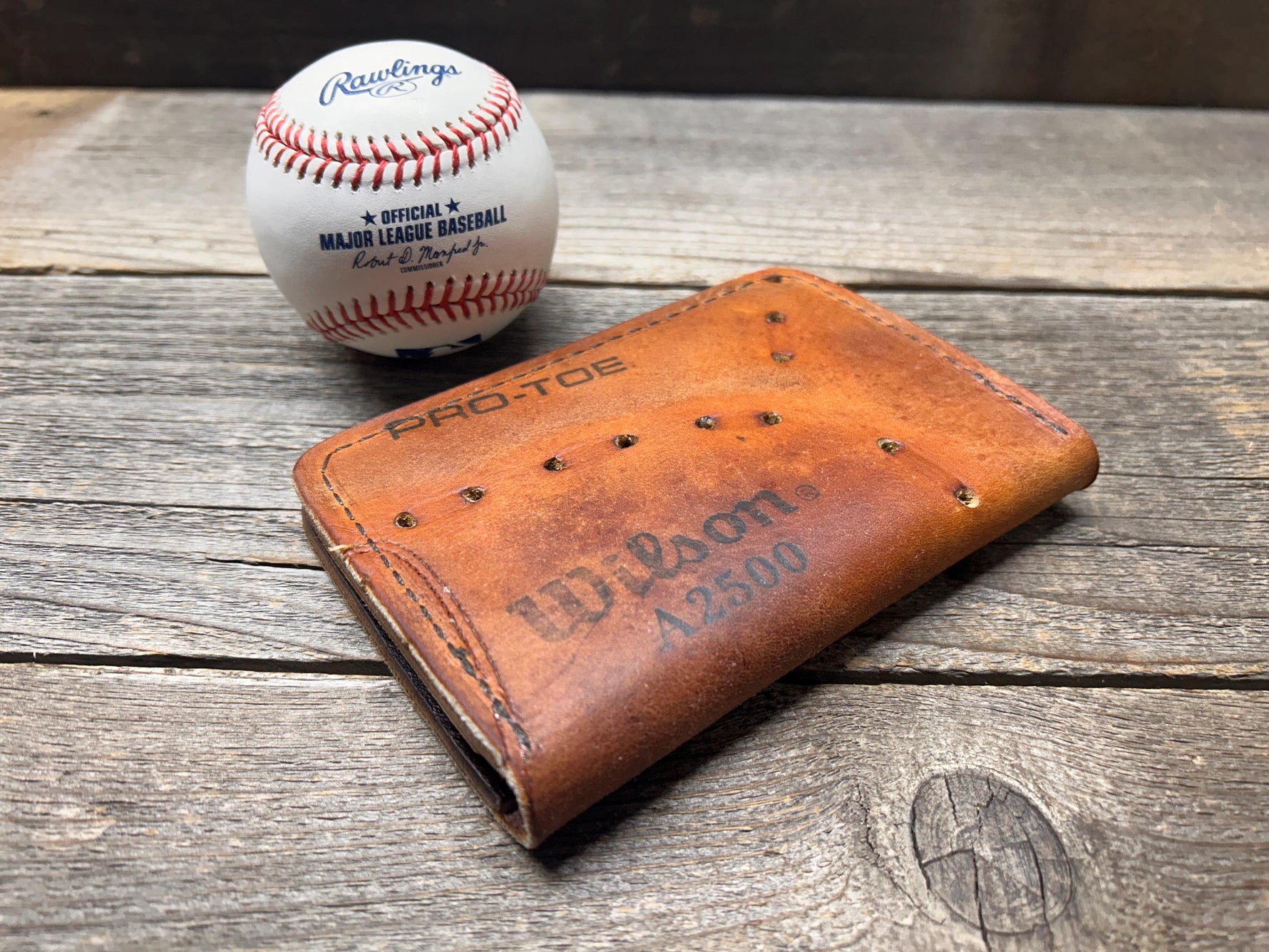 Vintage Wilson Baseball Glove Passport Cover!