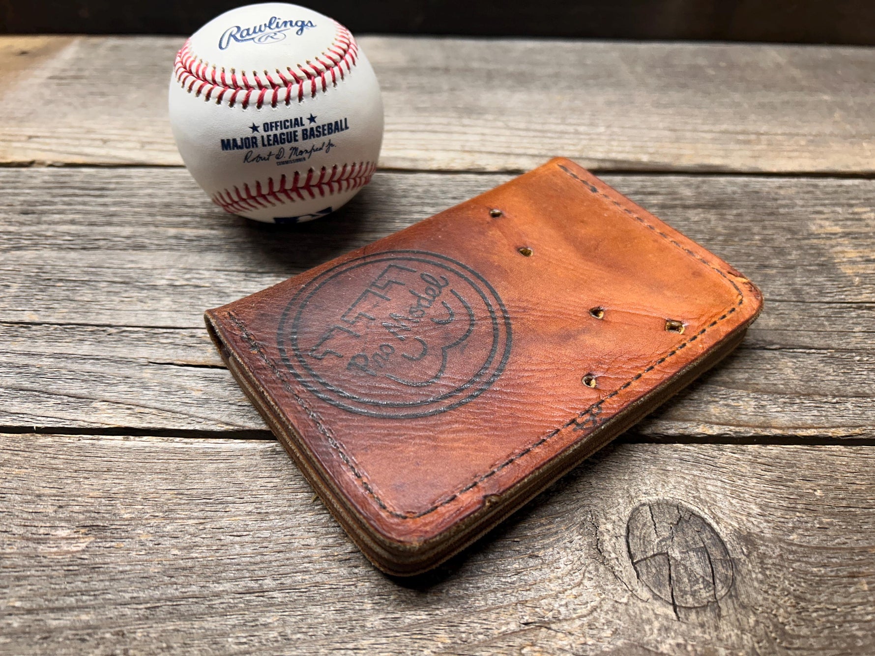 Vintage Wilson Baseball Glove Passport Cover!