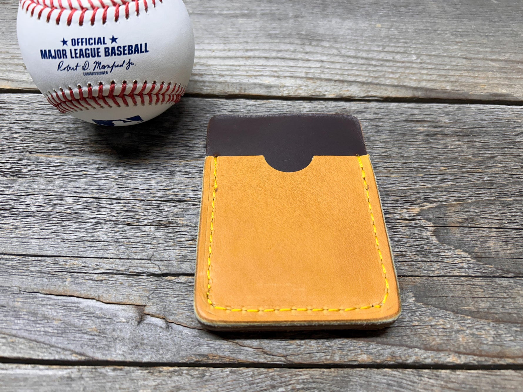 CLEARANCE Rawlings Heart of the Hide Horween Top Loading Baseball Glove Wallet with Hidden 3rd Pocket!!