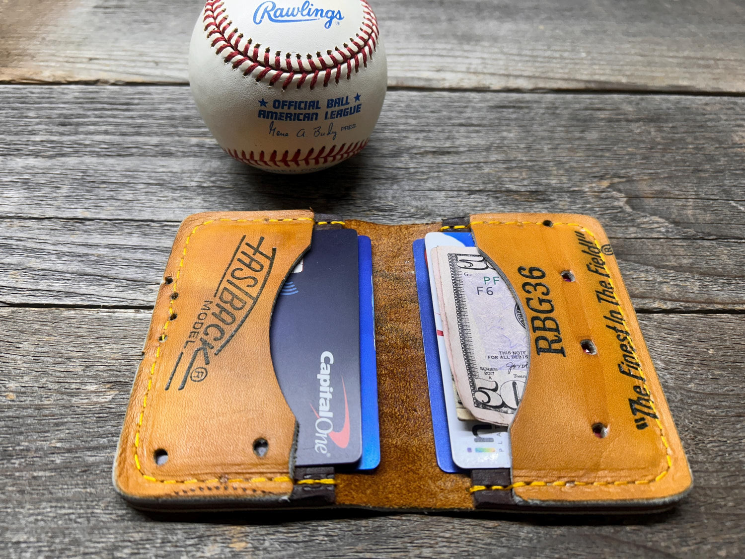 Vintage Rawlings Ken Griffey Jr Baseball Glove Wallet!