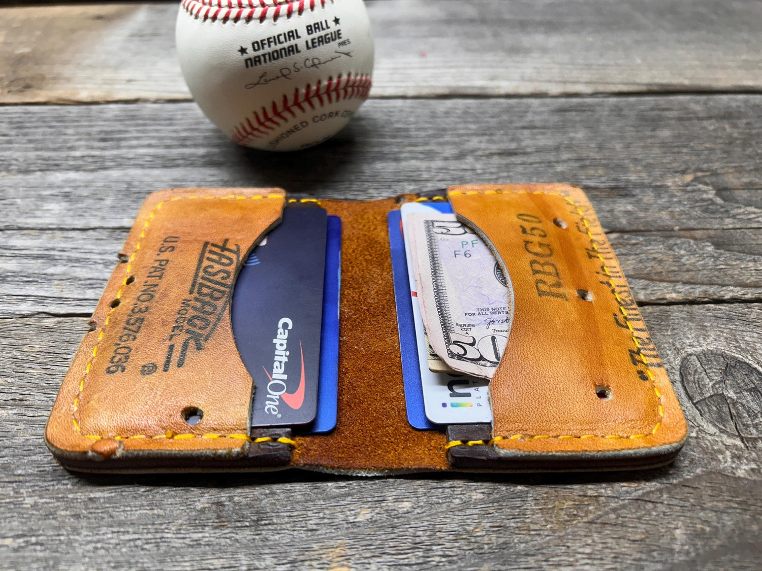 Vintage Rawlings Ozzie Smith Baseball Glove Wallet!