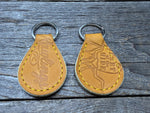 2 Pack! Rawlings Heart of the Hide Horween Baseball Glove Key Chains!