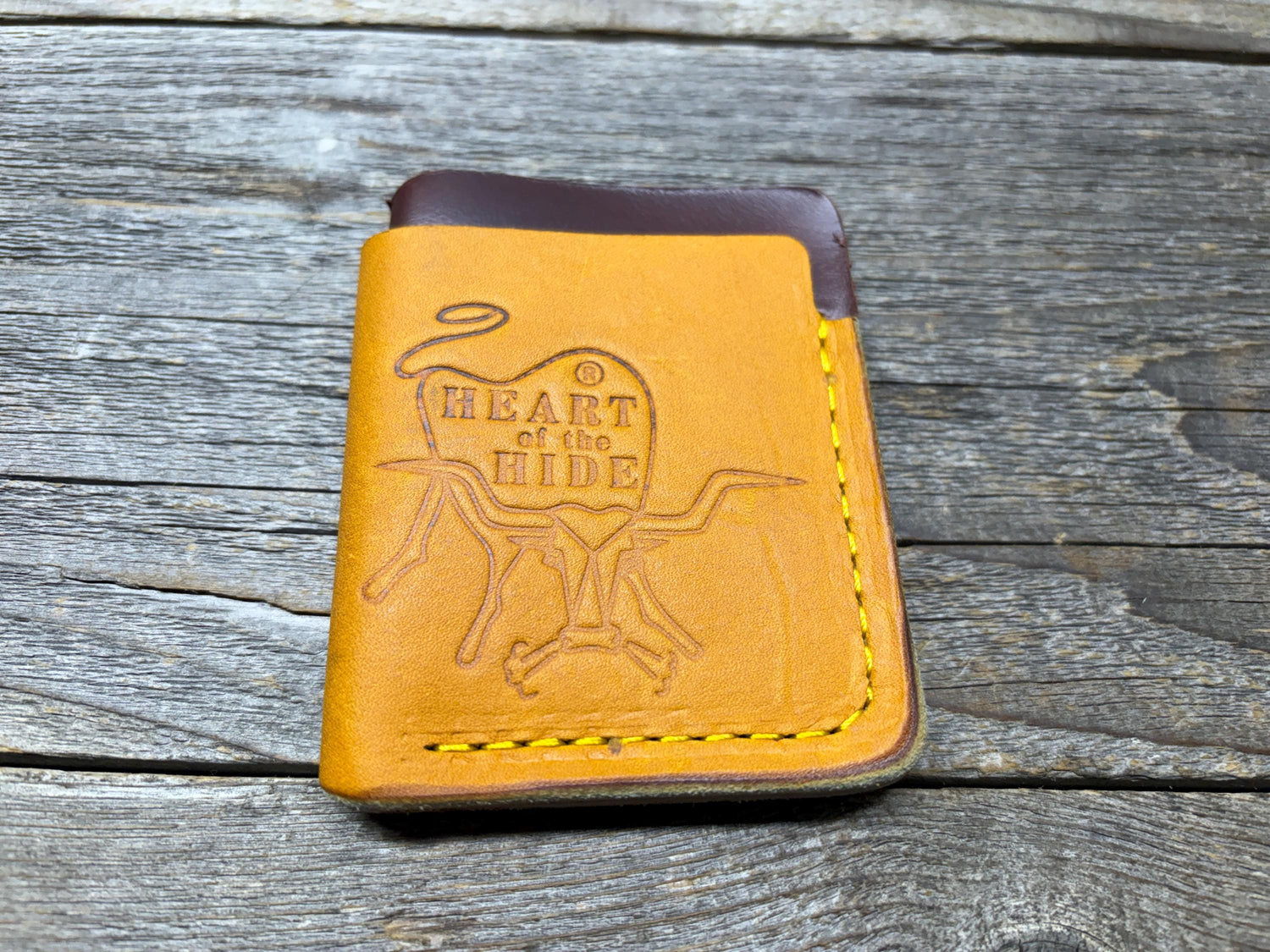 CLEARANCE Rawlings Heart of the Hide Horween Top Loading Baseball Glove Wallet with Hidden 3rd Pocket!!