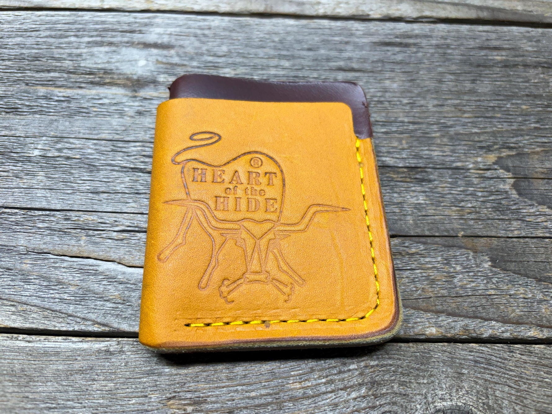CLEARANCE Rawlings Heart of the Hide Horween Top Loading Baseball Glove Wallet with Hidden 3rd Pocket!!
