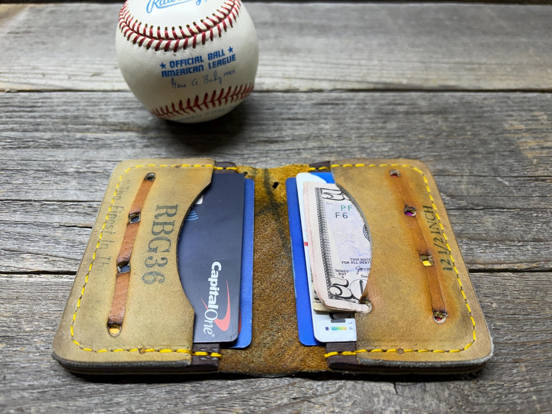 Vintage Rawlings Ken Griffey Jr Baseball Glove Wallet!