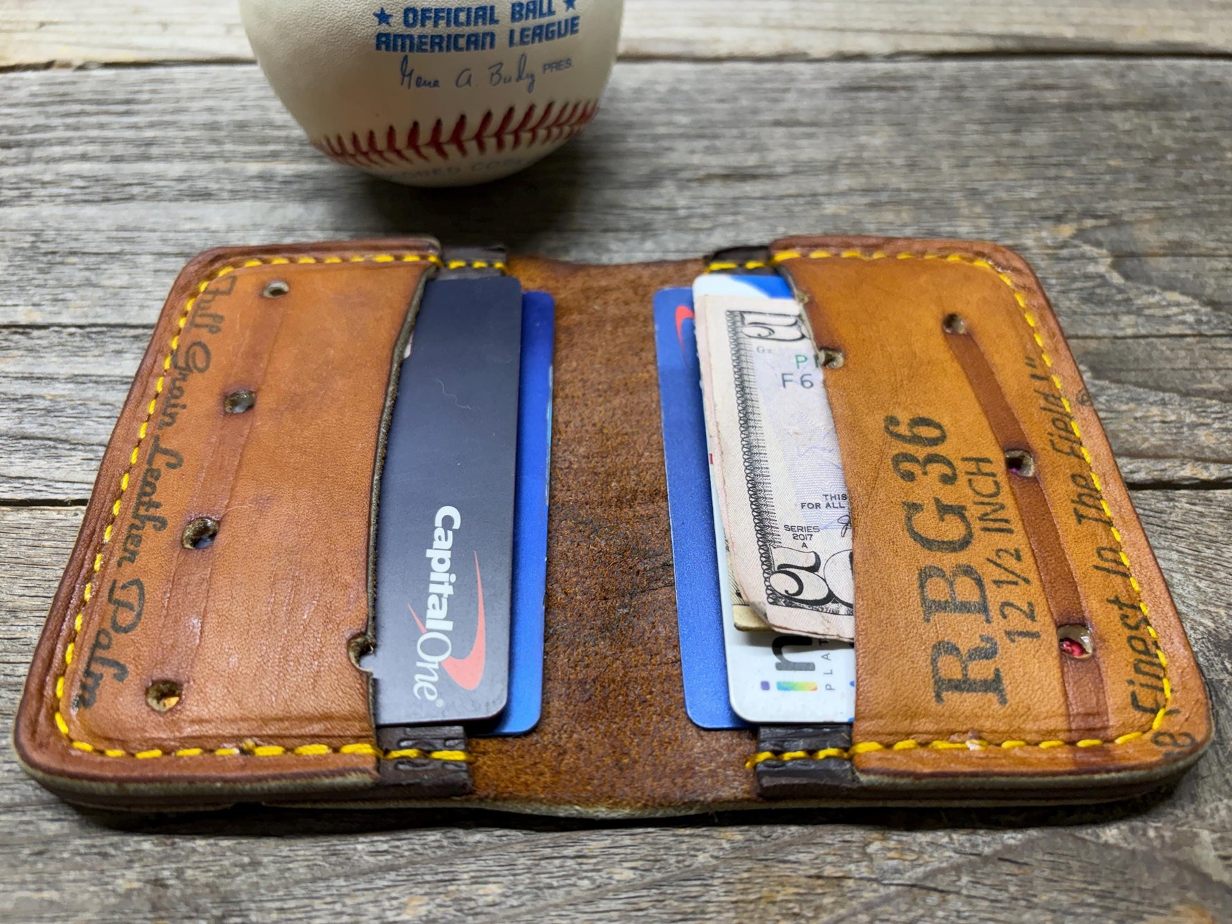 Vintage Rawlings Ken Griffey Jr Baseball Glove Wallet!