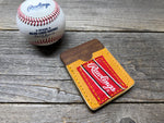 Rawlings Heart of the Hide Horween Top Loading Baseball Glove Wallet with Hidden 3rd Pocket!!