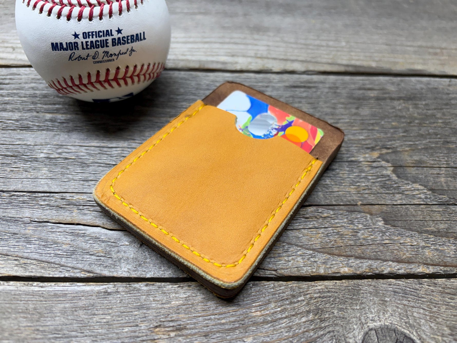 Rawlings Heart of the Hide Horween Top Loading Baseball Glove Wallet with Hidden 3rd Pocket!!
