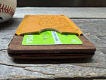 Rawlings Heart of the Hide Horween Top Loading Baseball Glove Wallet with Hidden 3rd Pocket!!