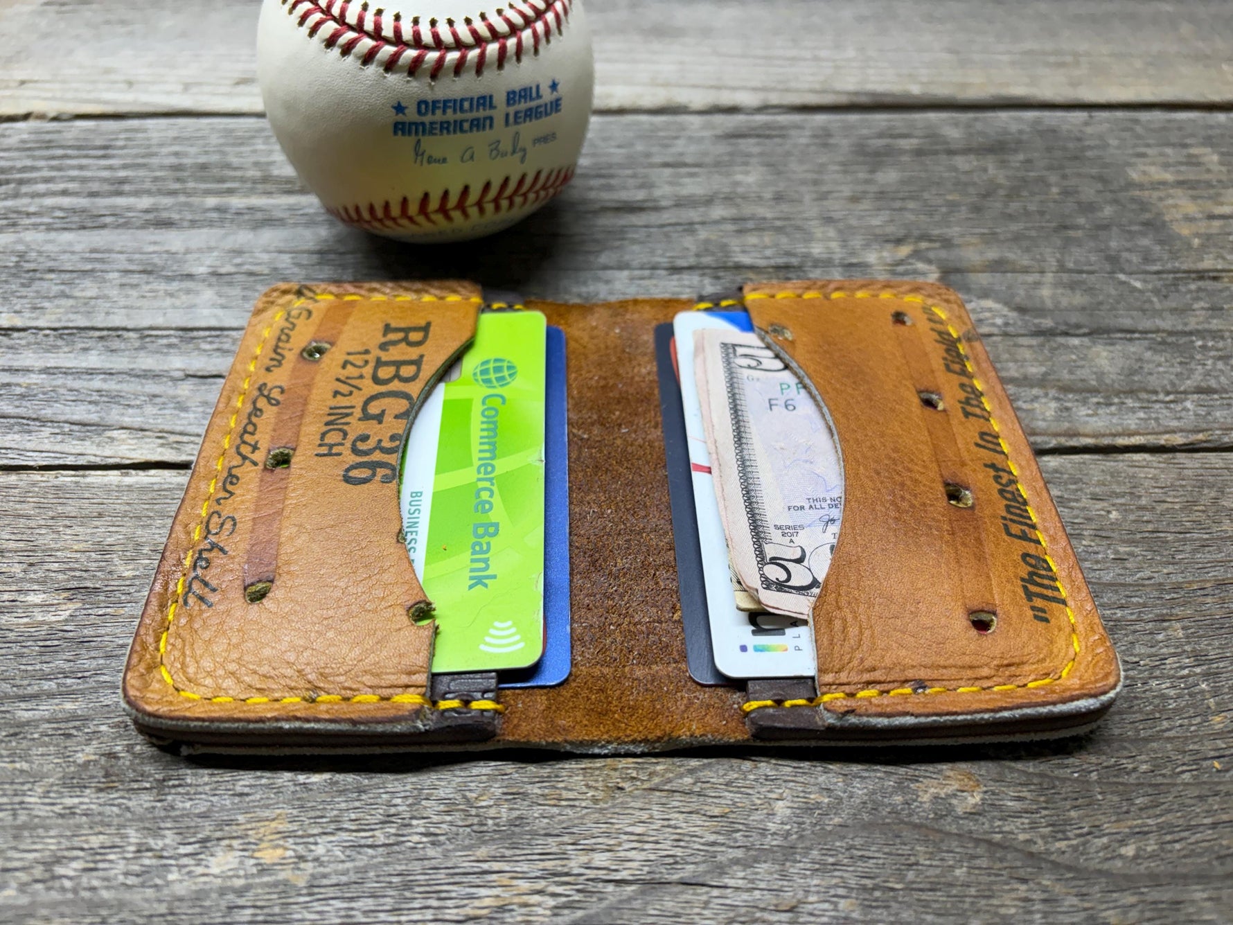 Vintage Rawlings Ken Griffey Jr Baseball Glove Wallet!
