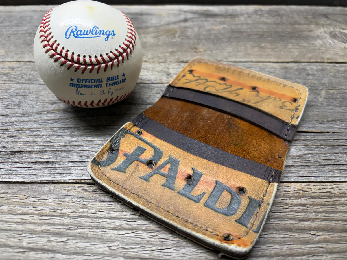 Vintage Spalding Babe Ruth Baseball Glove Wallet!!