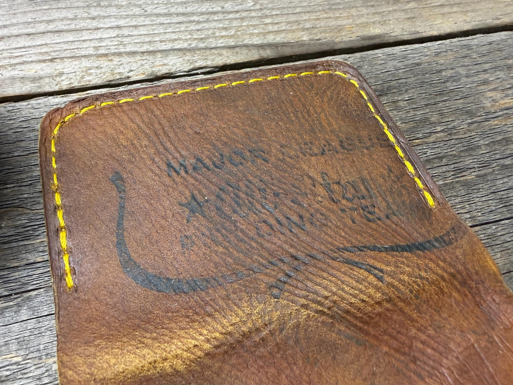 Vintage Made in USA Rawlings GGA Major League All Star Baseball Glove Wallet!