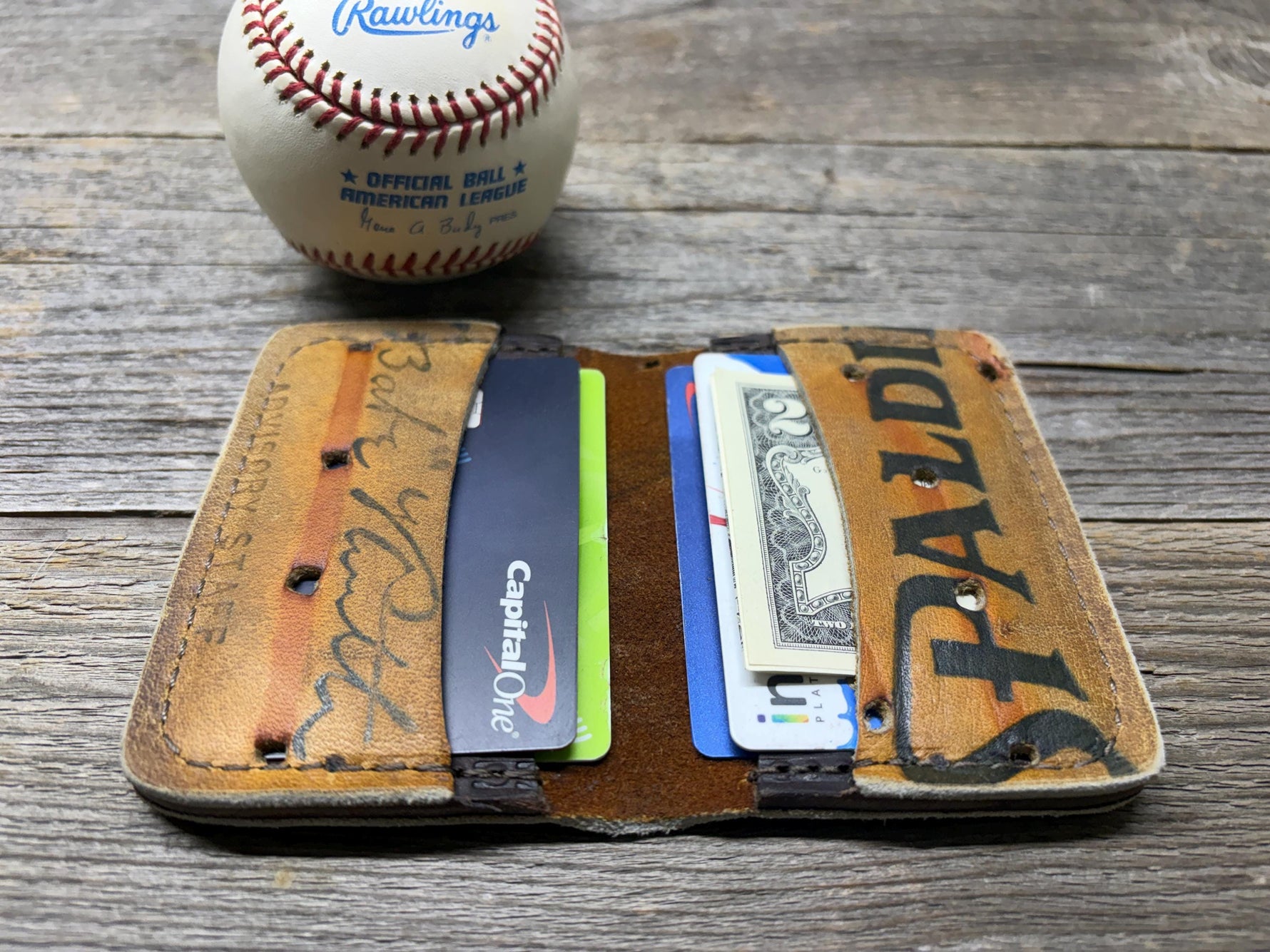 Vintage Spalding Babe Ruth Baseball Glove Wallet!!