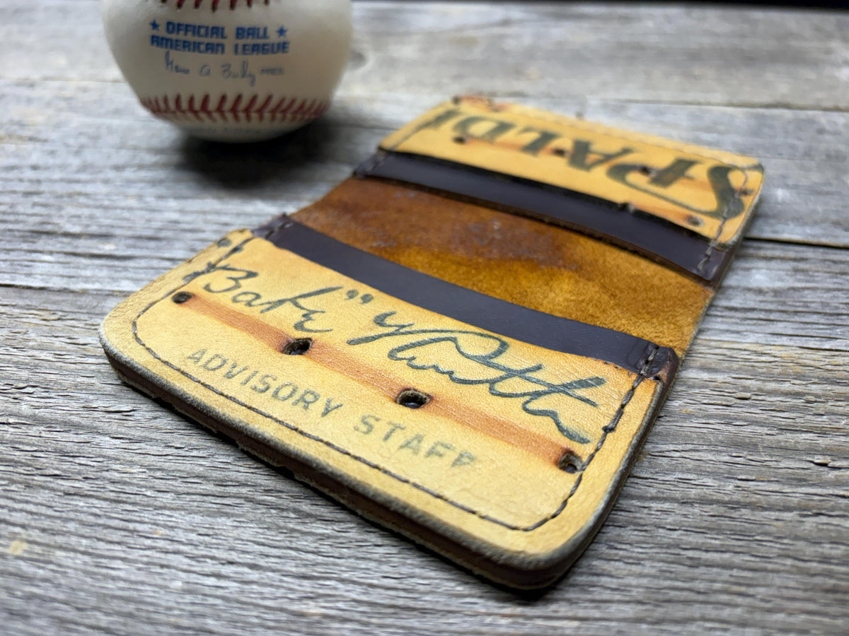 Vintage Spalding Babe Ruth Baseball Glove Wallet!!