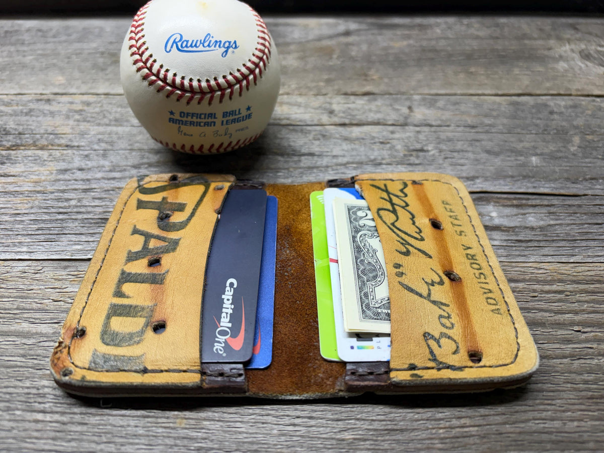 Vintage Spalding Babe Ruth Baseball Glove Wallet!!