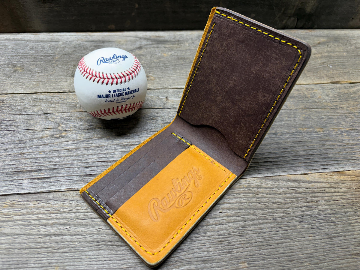 Rawlings Heart Of The Hide Horween Bifold Baseball Glove Wallet!!