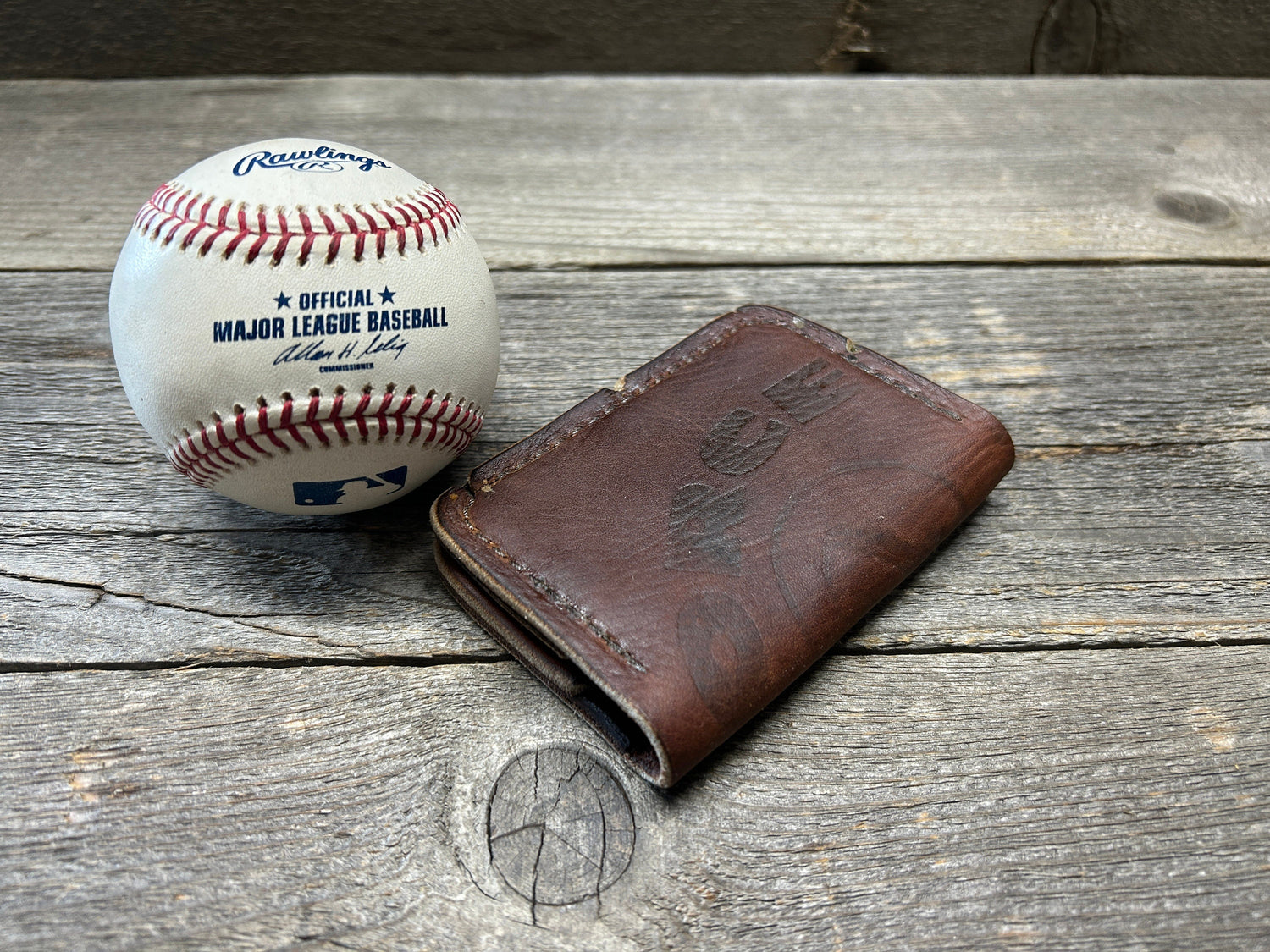 Vintage Wilson Force Baseball Glove Wallet!