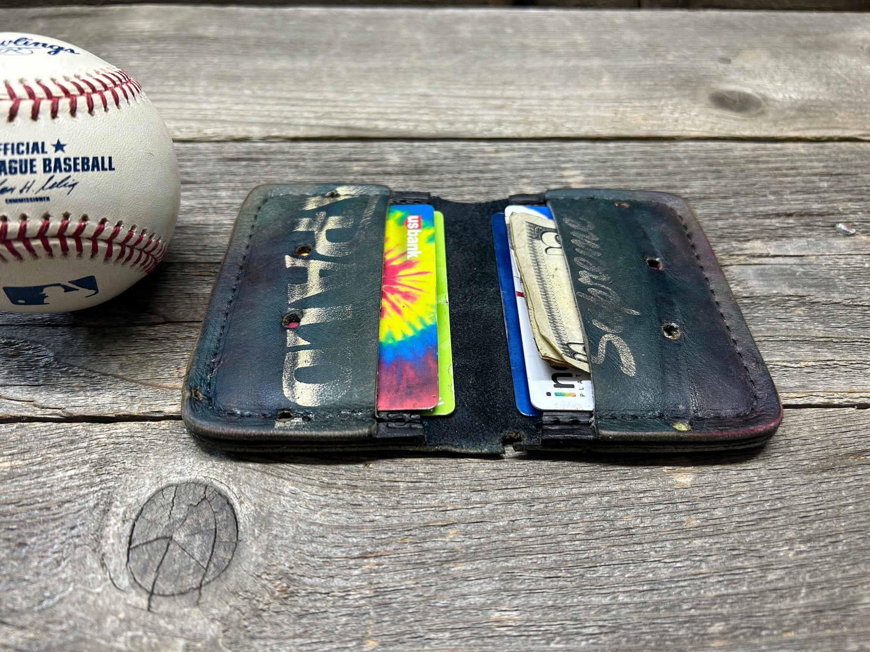 Vintage Spalding Baseball Glove Wallet!