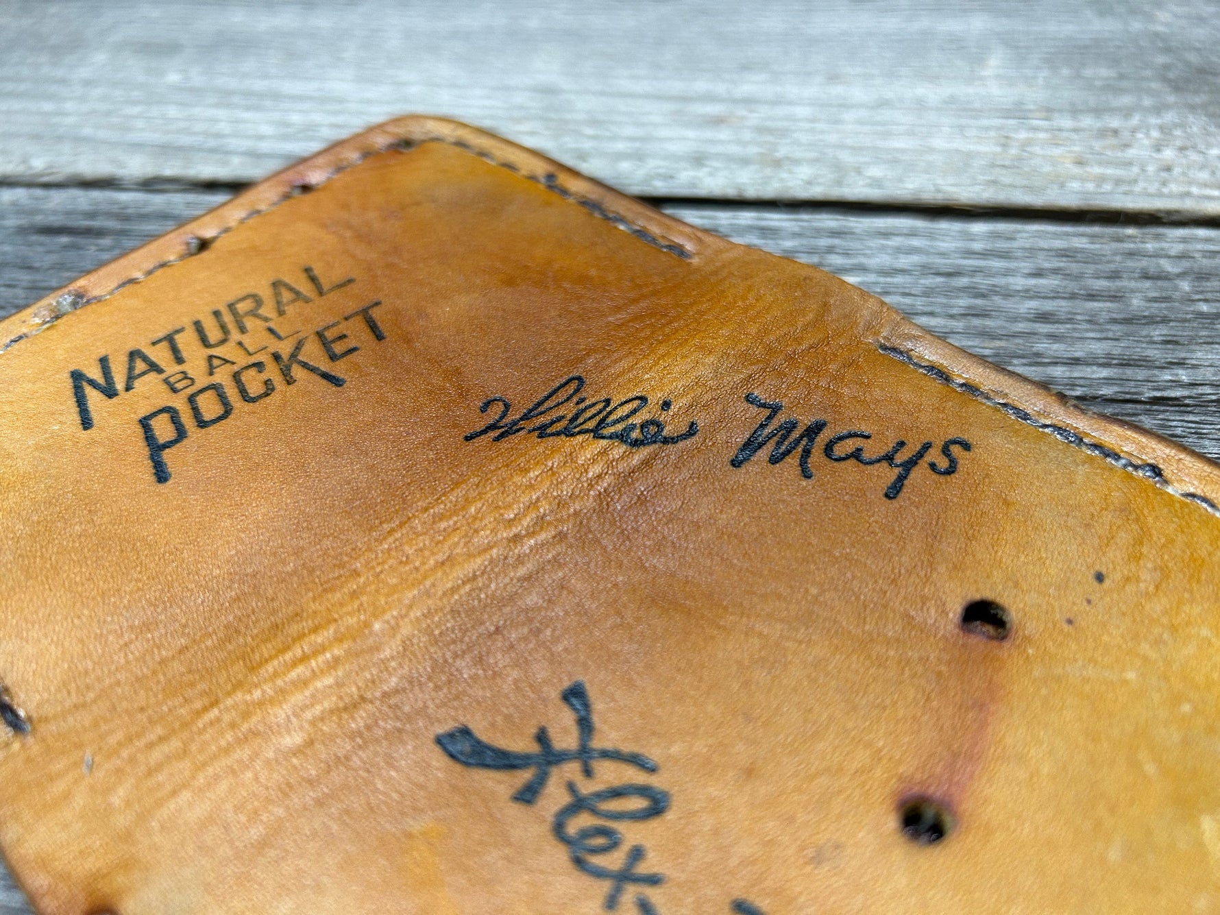 Vintage MacGregor Willie Mays Baseball Glove Wallet!