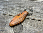 Vintage "Handcrafted" Baseball Glove Key Chain - NEW STYLE! (vintage hotel key style)!