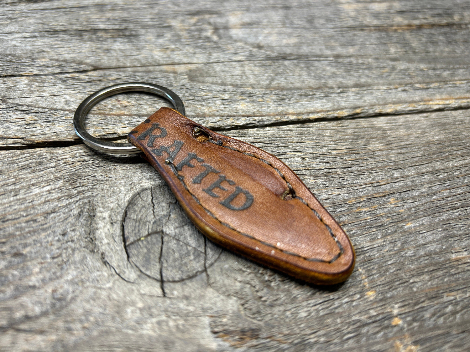 Vintage "Handcrafted" Baseball Glove Key Chain - NEW STYLE! (vintage hotel key style)!