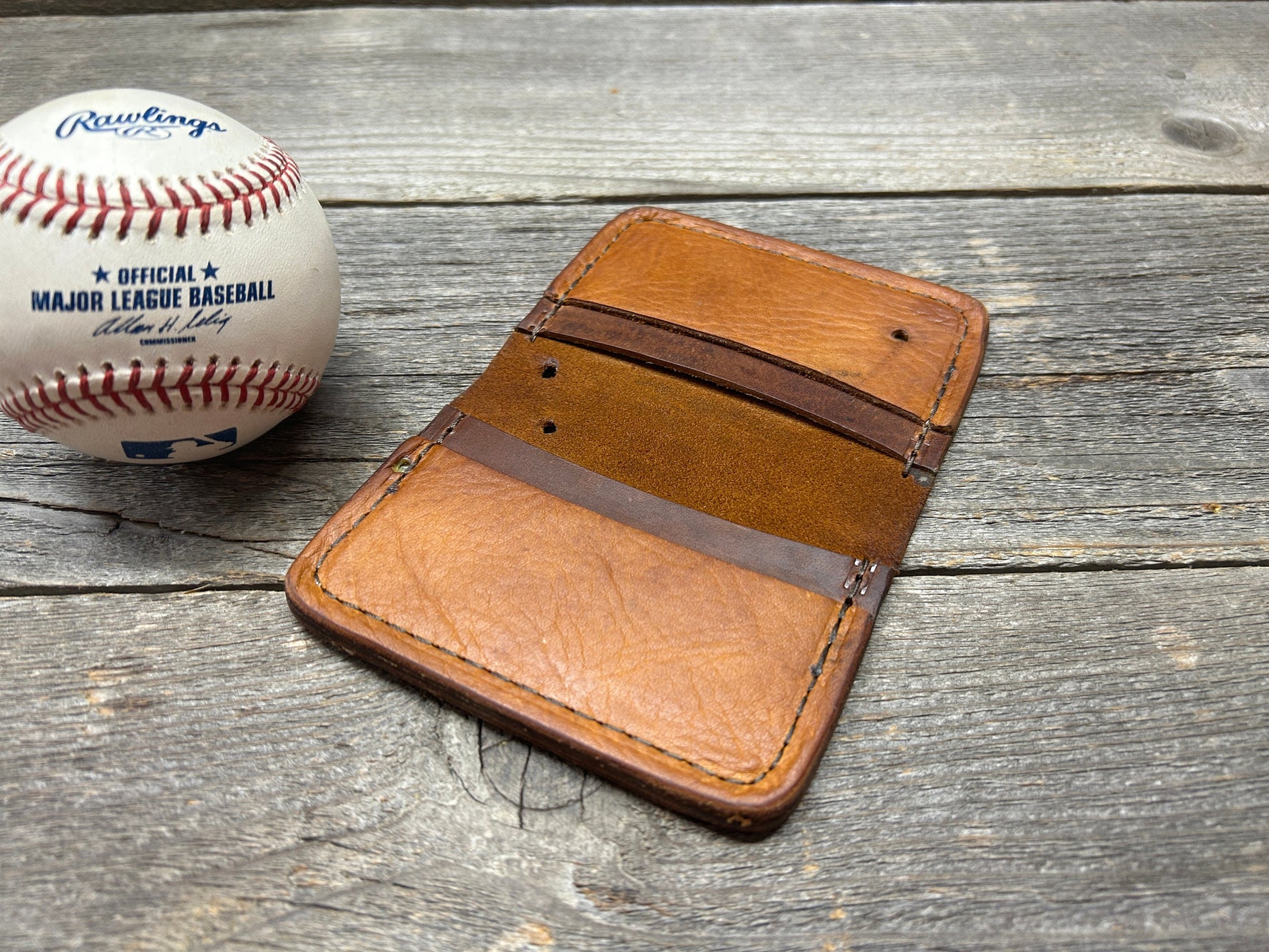 Vintage Mickey Mantle Baseball Glove Wallet!