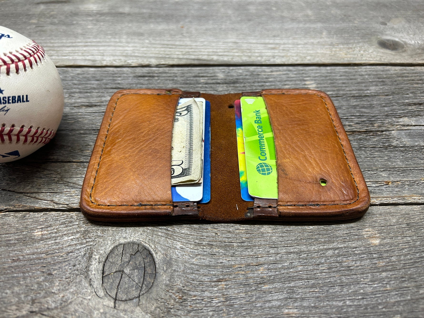 Vintage Mickey Mantle Baseball Glove Wallet!