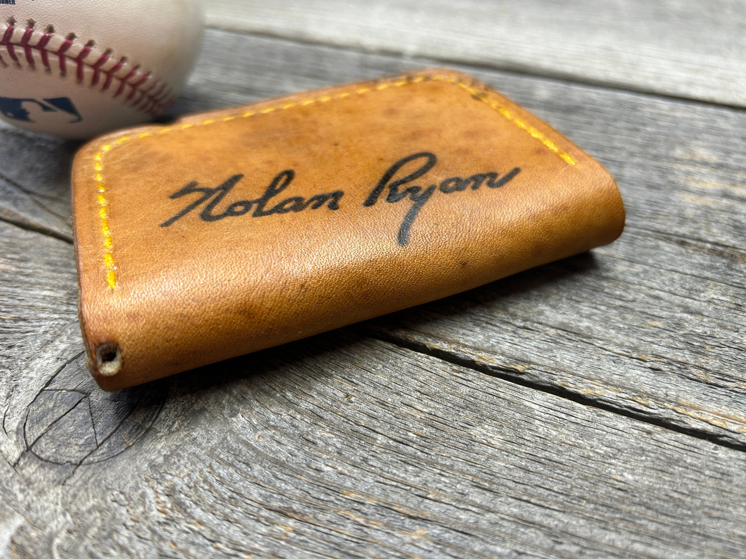 Vintage Rawlings Nolan Ryan Baseball Glove Wallet!!