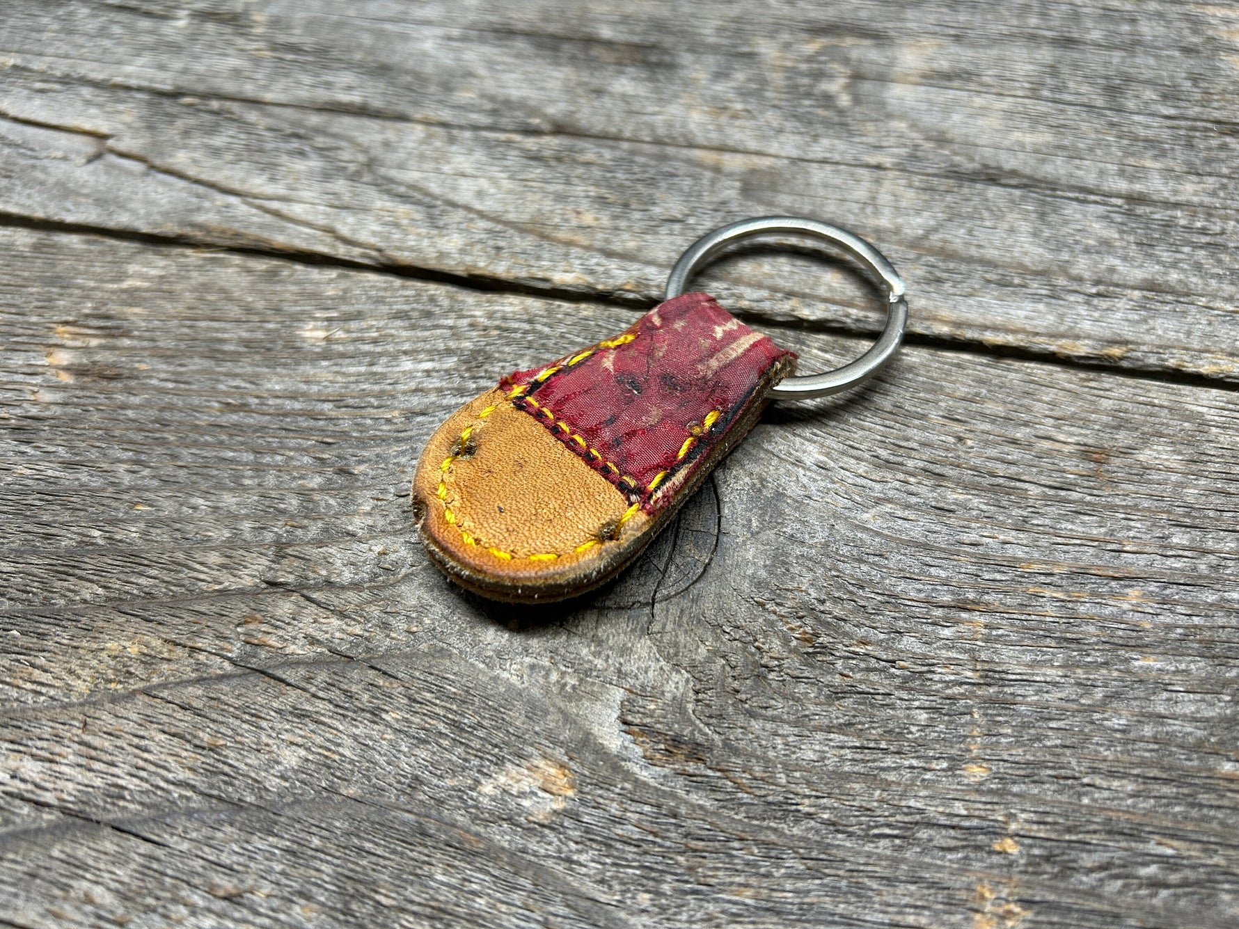 Vintage Rawlings Baseball Glove key chain with Authentic Patch