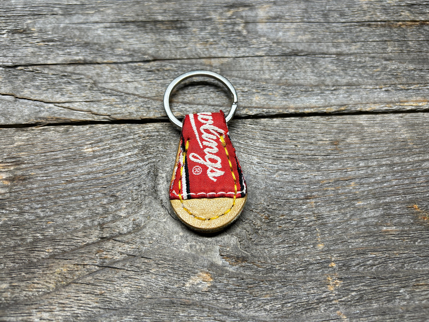 Vintage Rawlings Baseball Glove key chain with Authentic Patch