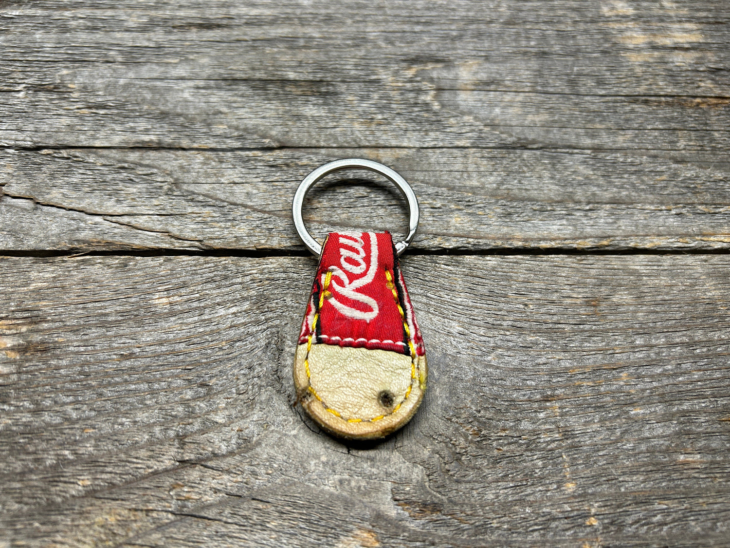 Vintage Rawlings Baseball Glove key chain with Authentic Patch