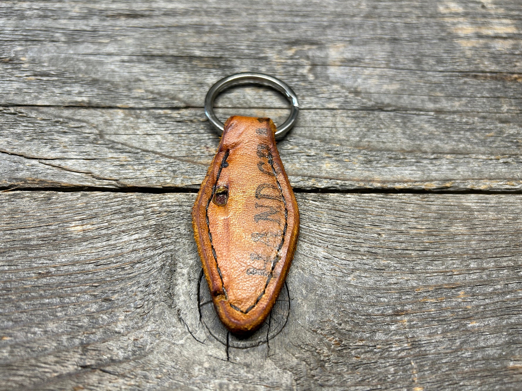 Vintage "Handcrafted" Baseball Glove Key Chain - NEW STYLE! (vintage hotel key style)!