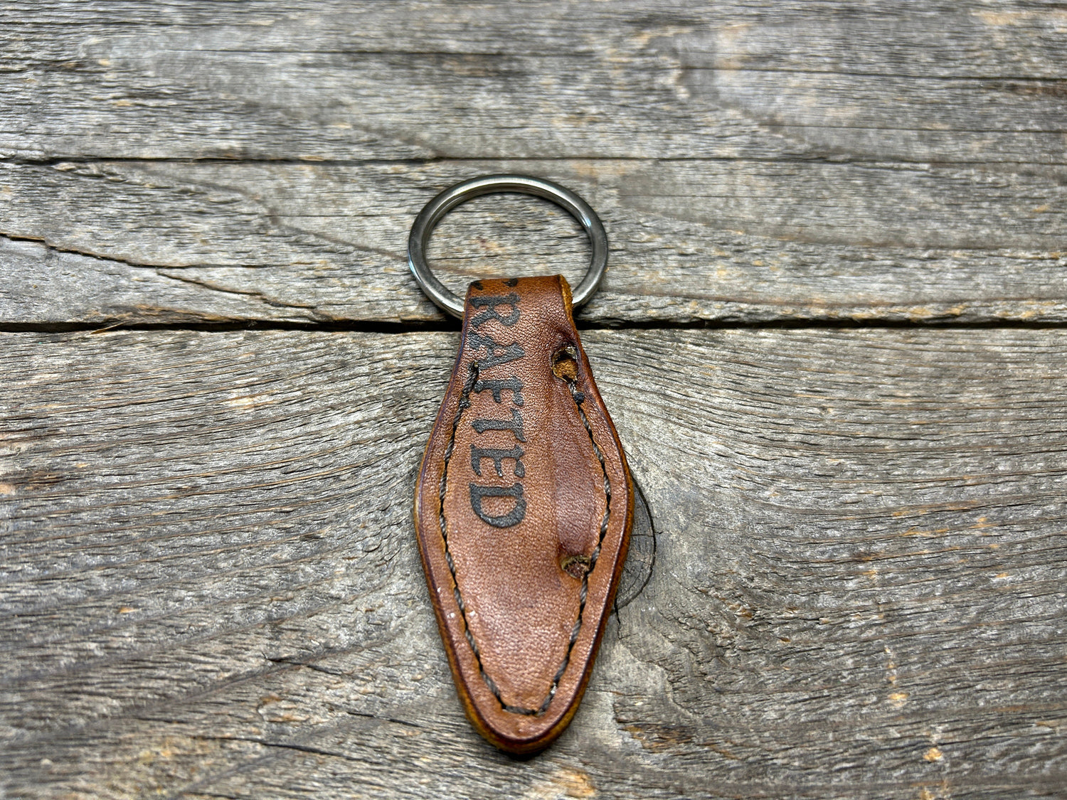 Vintage "Handcrafted" Baseball Glove Key Chain - NEW STYLE! (vintage hotel key style)!