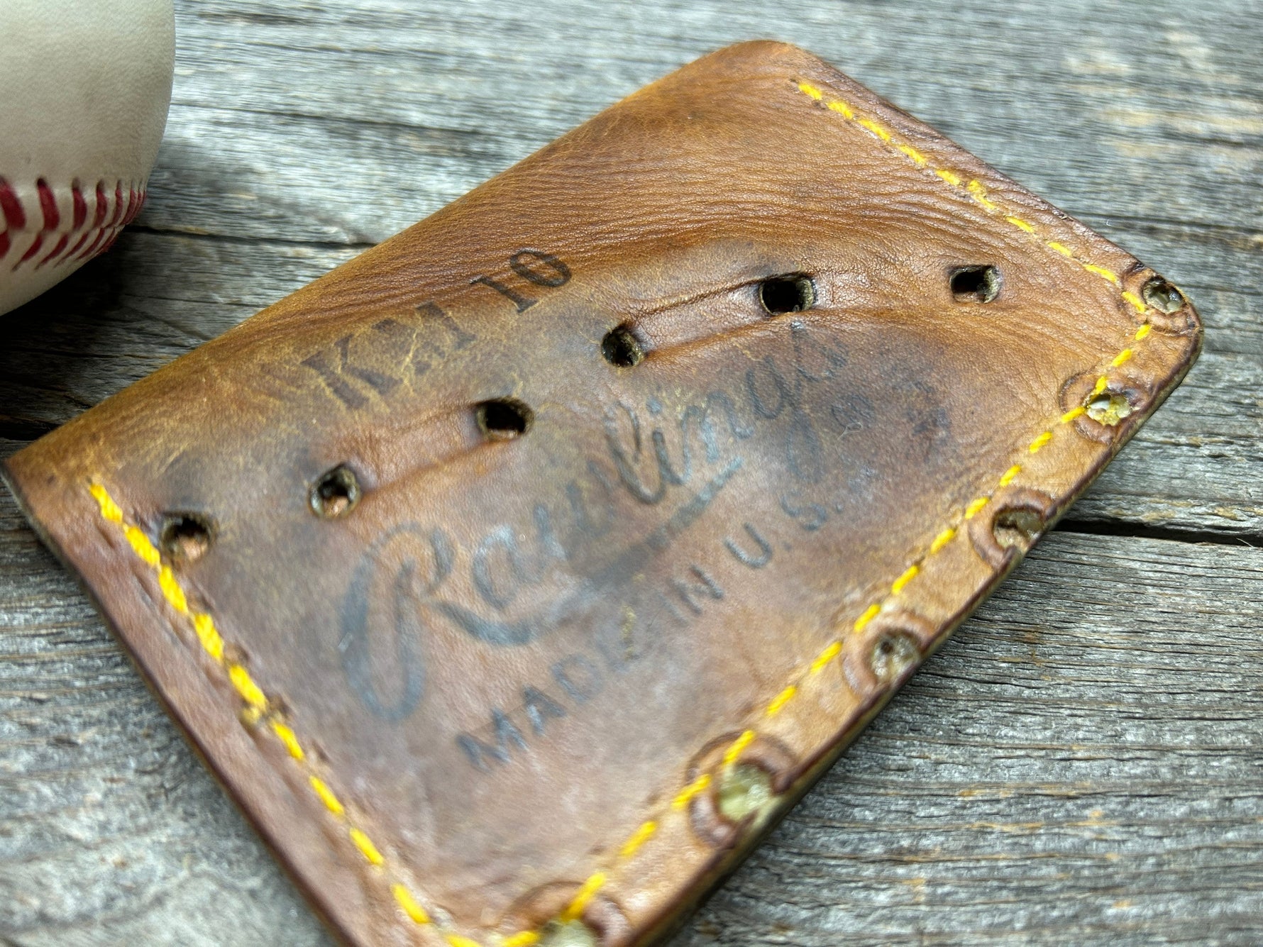 Vintage Rawlings Made in the USA Mike Schmidt Baseball Glove Wallet!!